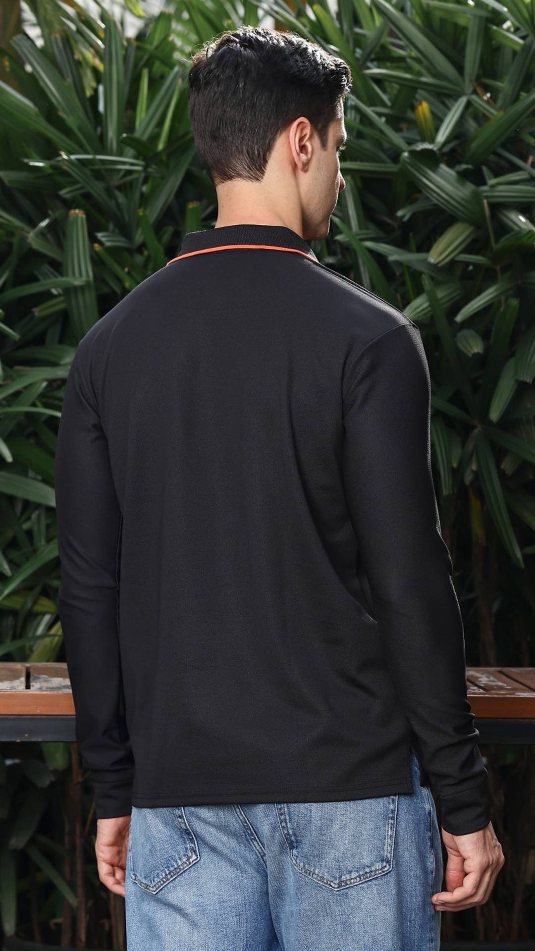 O'LYN DOVE FULL SLEEVE POLO COTTON MEN TSHIRT