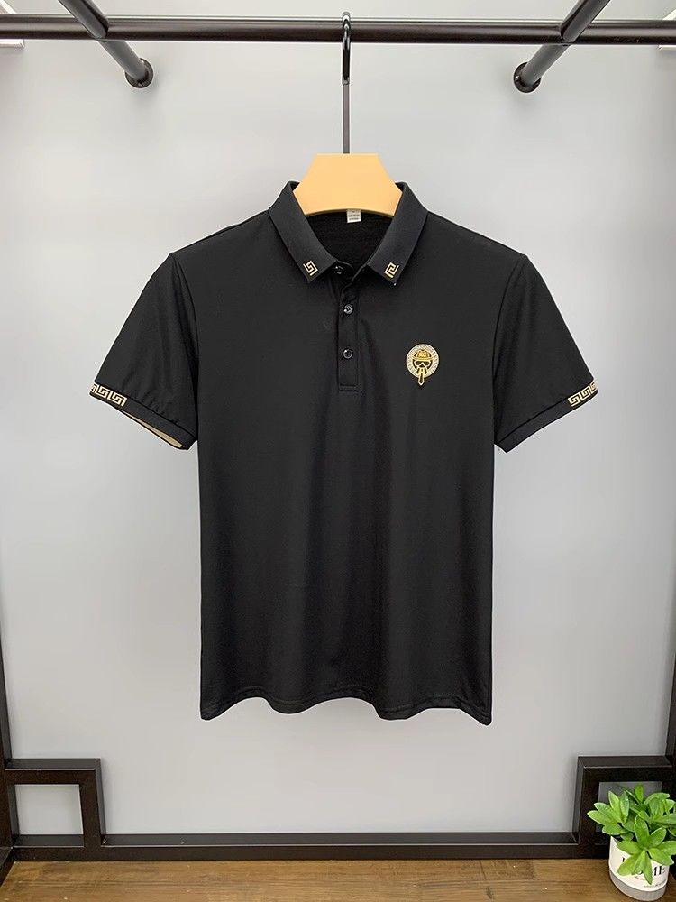 O'LYN TRUE BLACK POLO COTTON MEN T-SHIRT