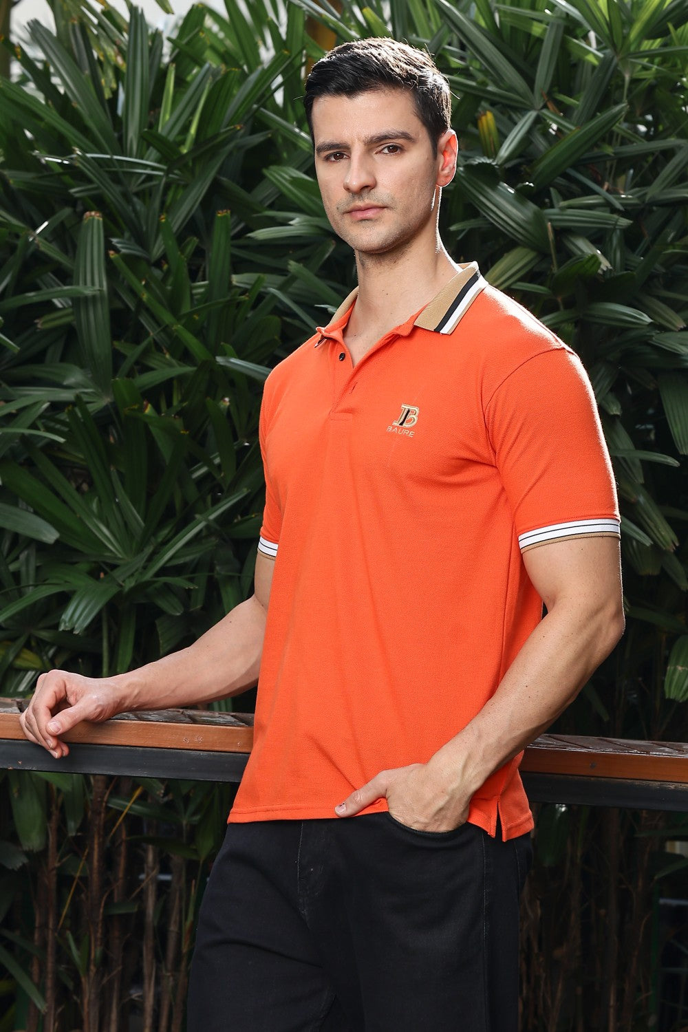 O'LYN BAURE POLO COTTON MEN T-SHIRT