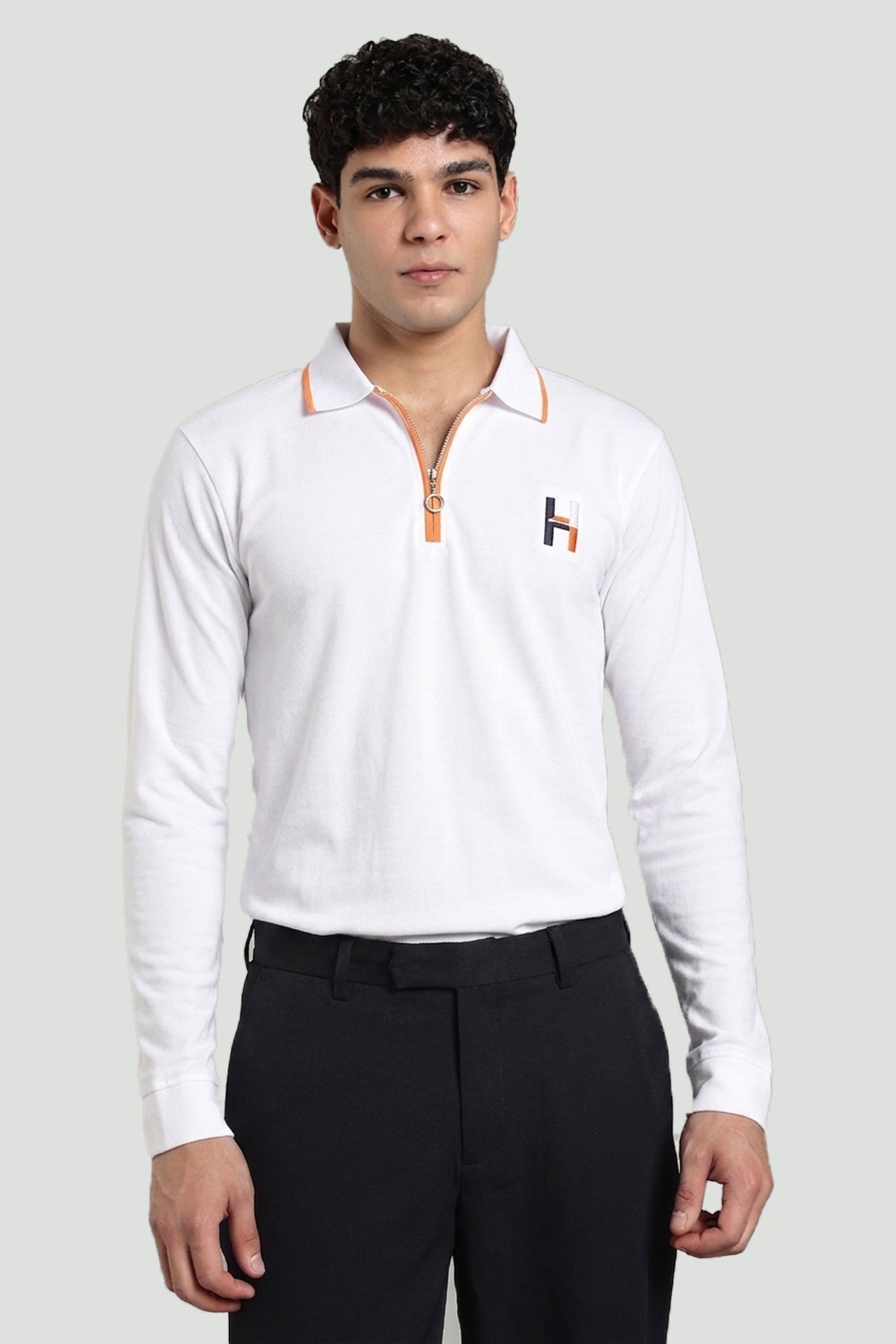Dove Zipper Polo T