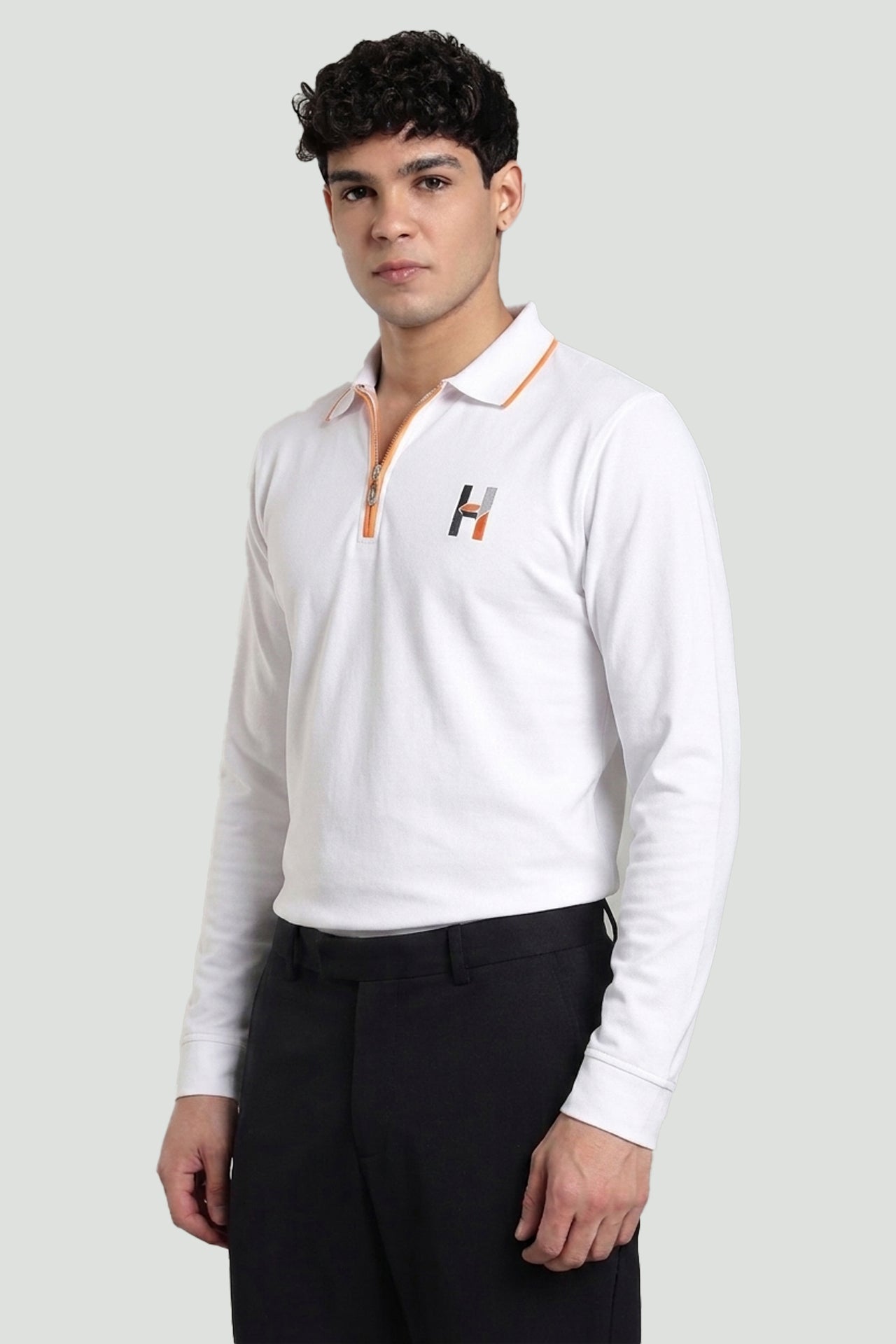 Dove Zipper Polo T