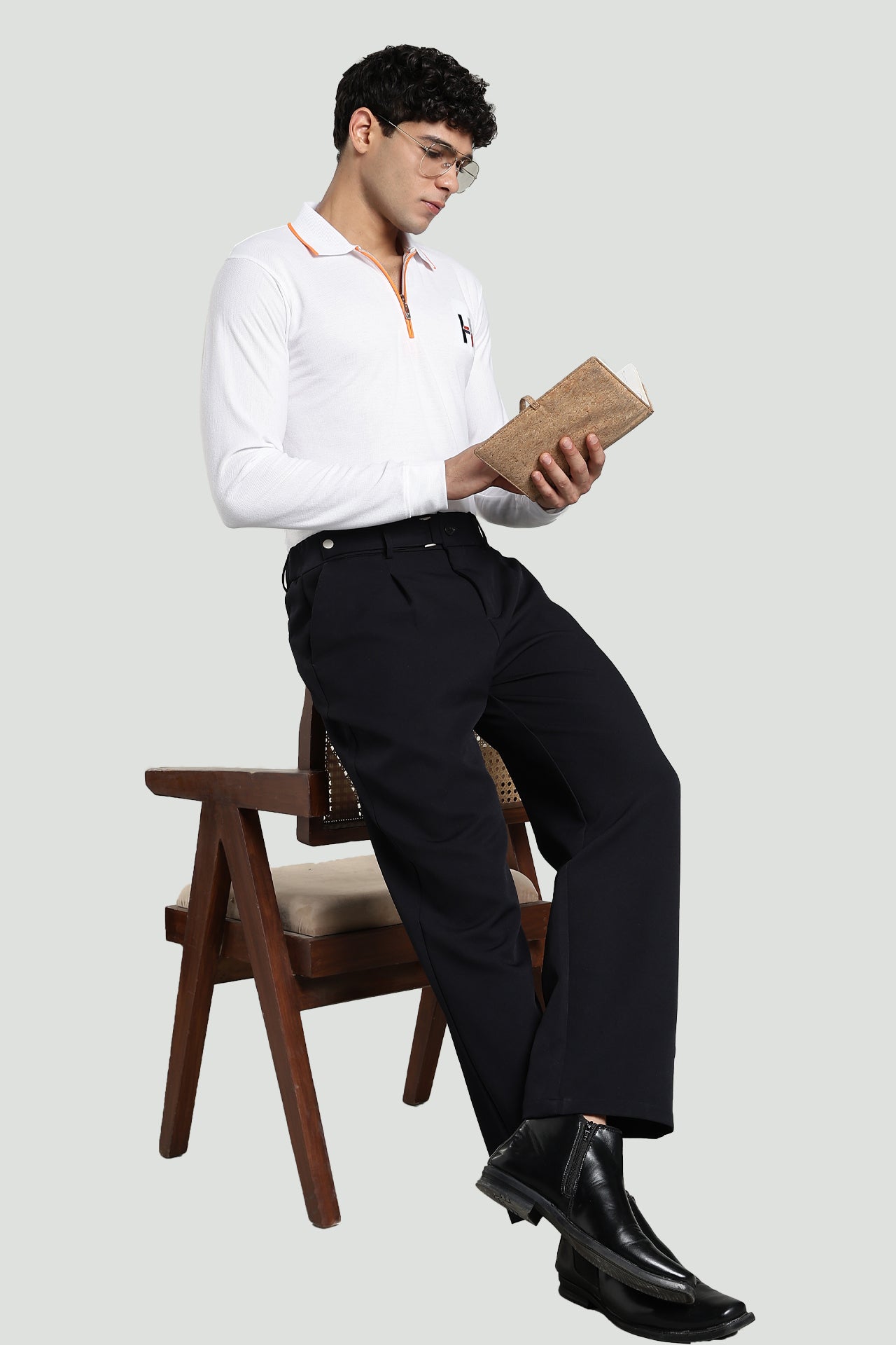 Dove Zipper Polo T