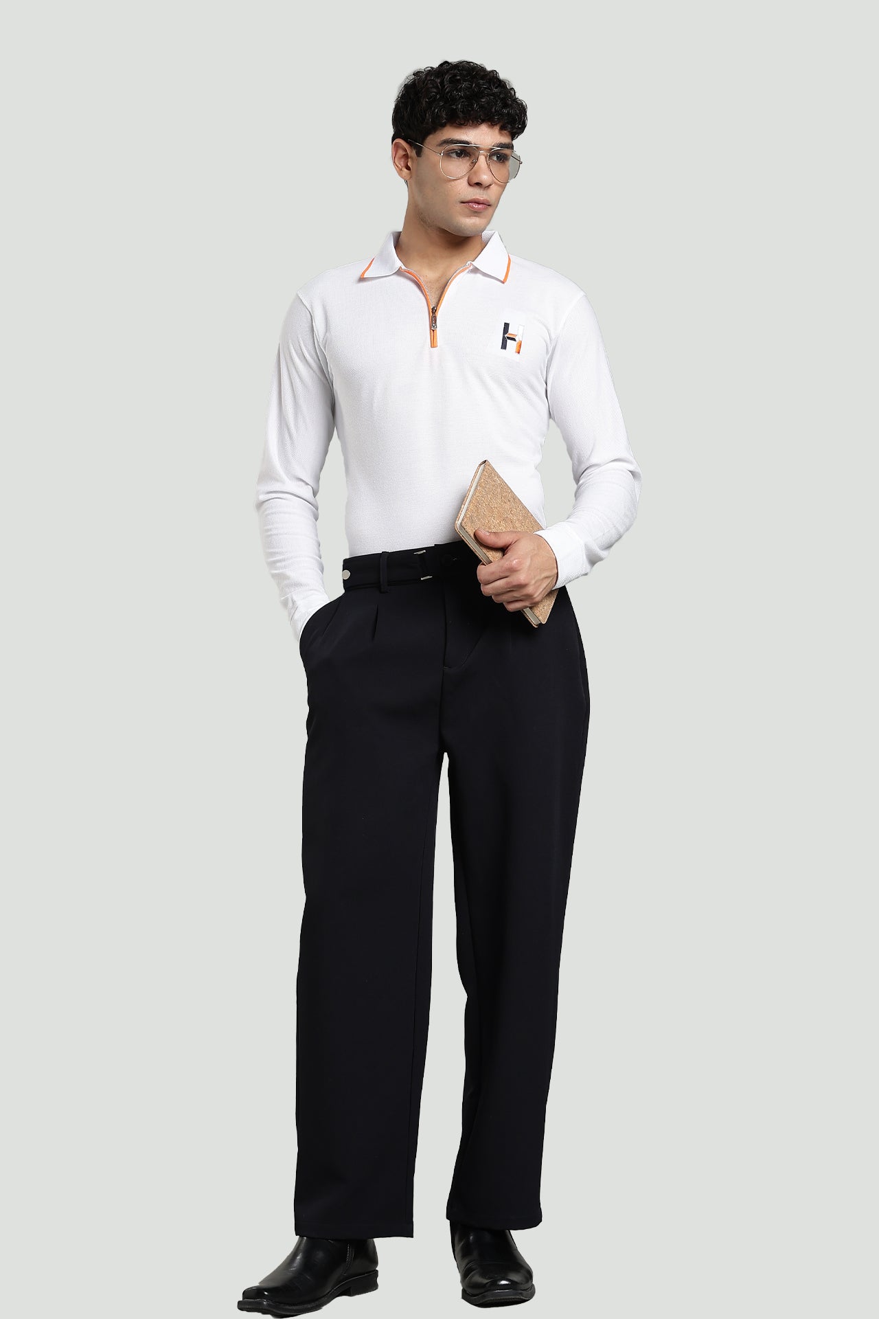 Dove Zipper Polo T