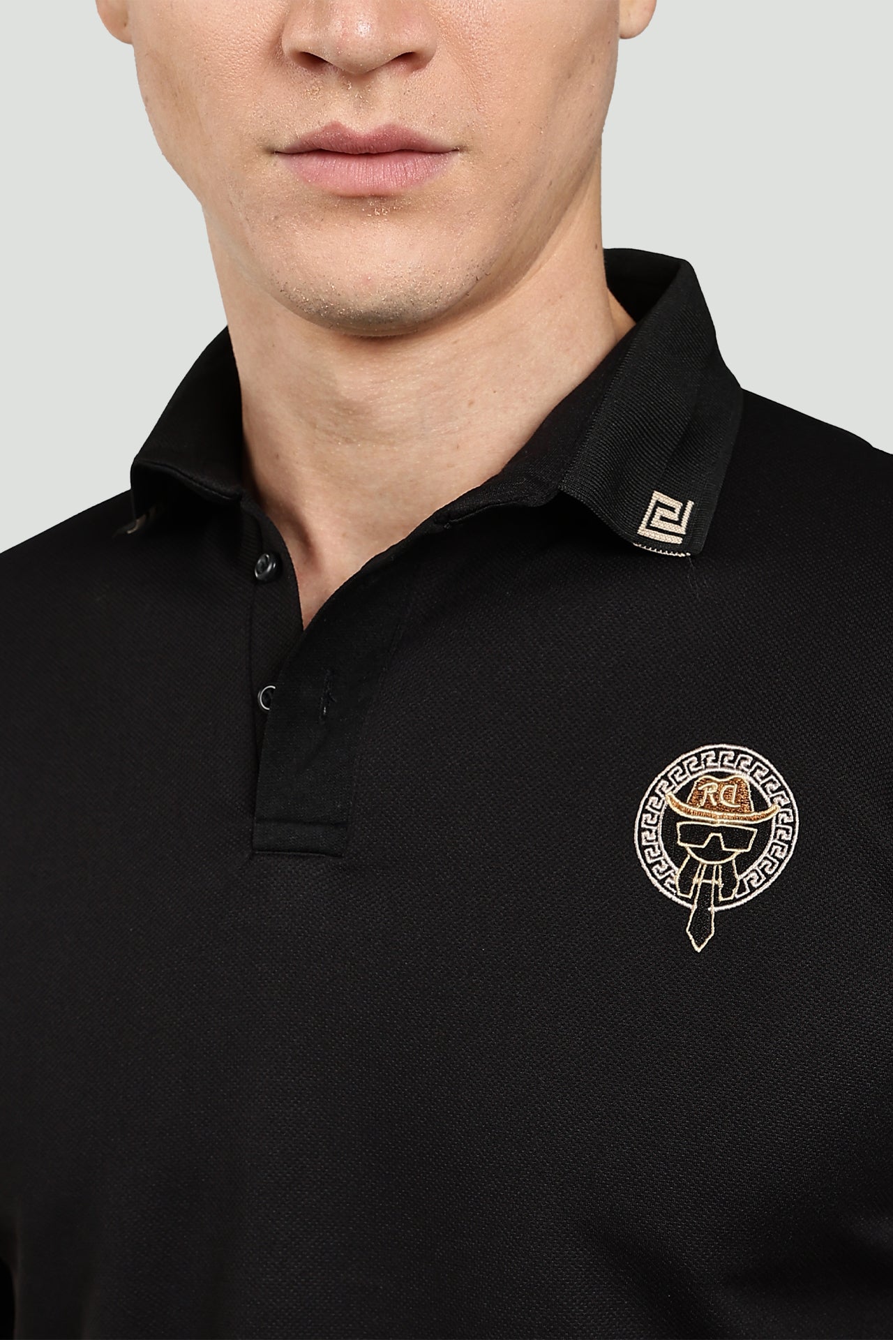 Pearl Embroidered Polo T