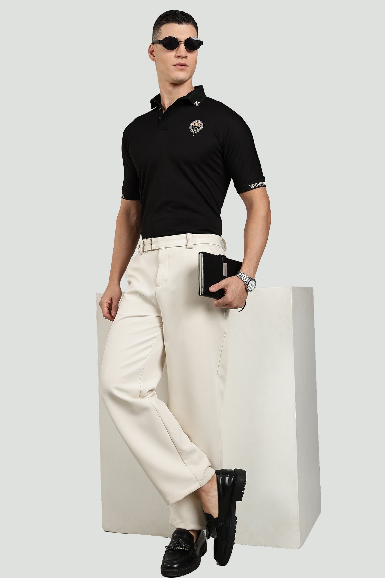 Pearl Embroidered Polo T