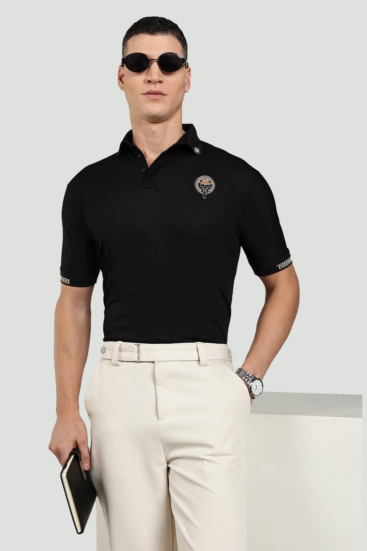 Pearl Embroidered Polo T