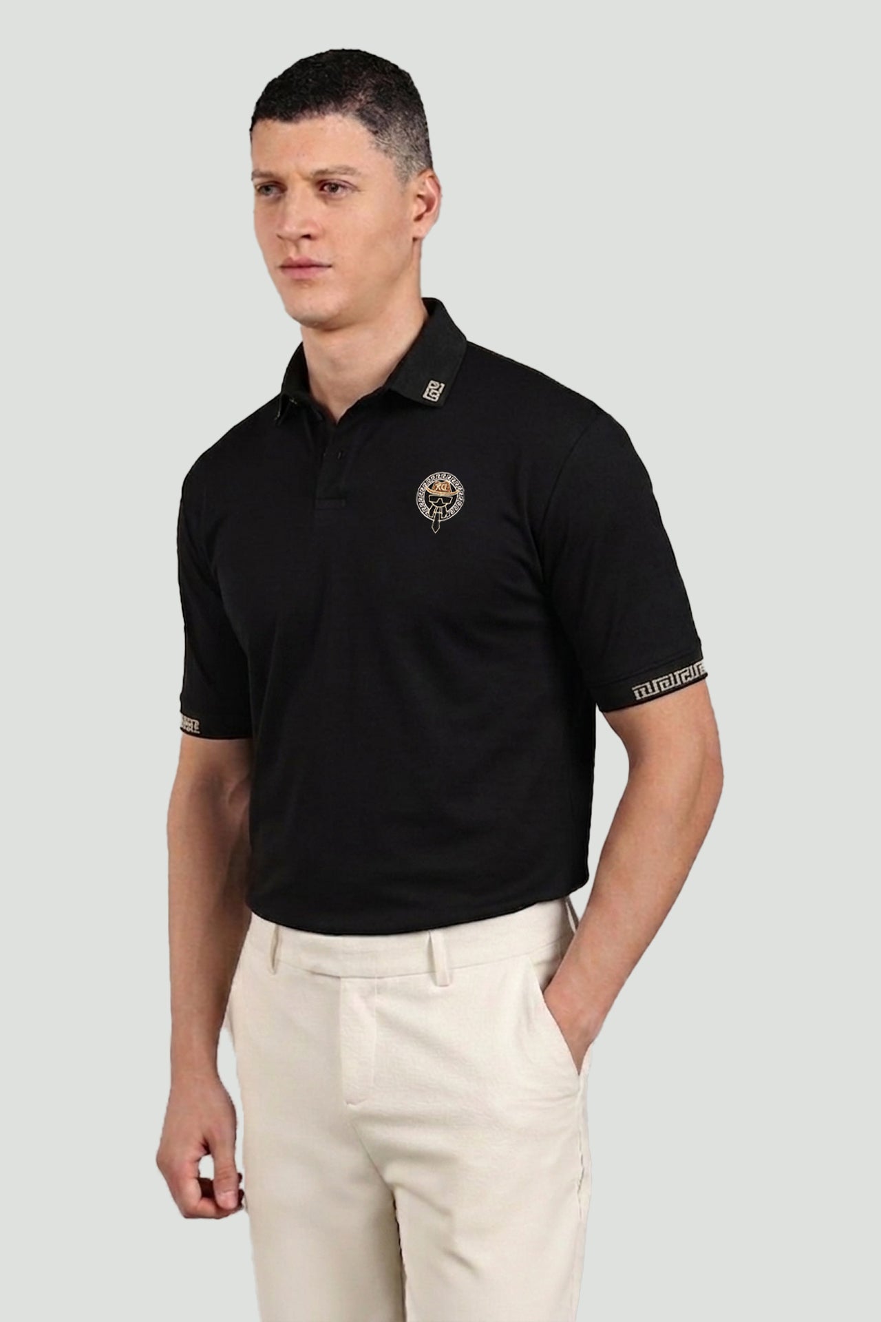 Pearl Embroidered Polo T