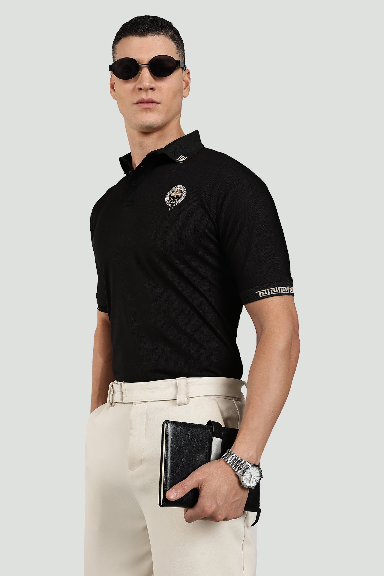 Pearl Embroidered Polo T