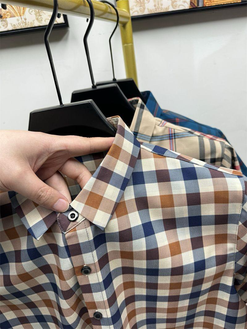 O'LYN TERMERIC MULTI BUFFALO CHECKS COTTON MEN'S SHIRT