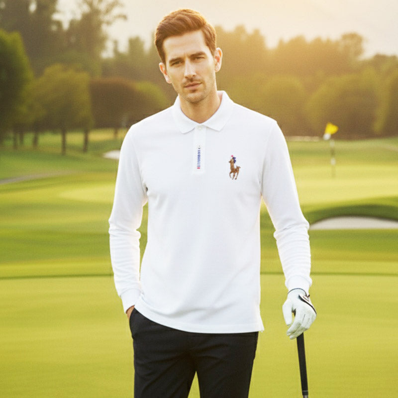O'LYN USP FULL SLEEVE POLO COTTON MEN TSHIRT