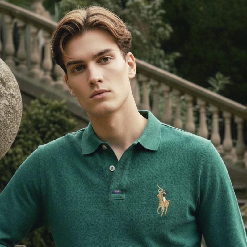 O'LYN USP FULL SLEEVE POLO COTTON MEN TSHIRT