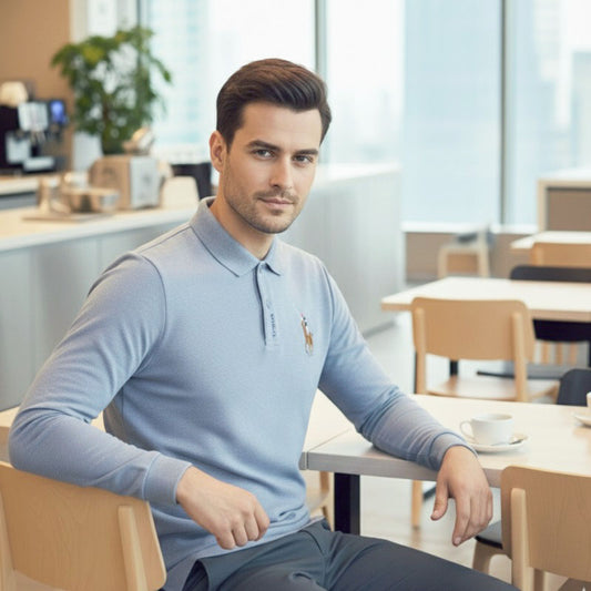 O'LYN USP FULL SLEEVE POLO COTTON MEN TSHIRT