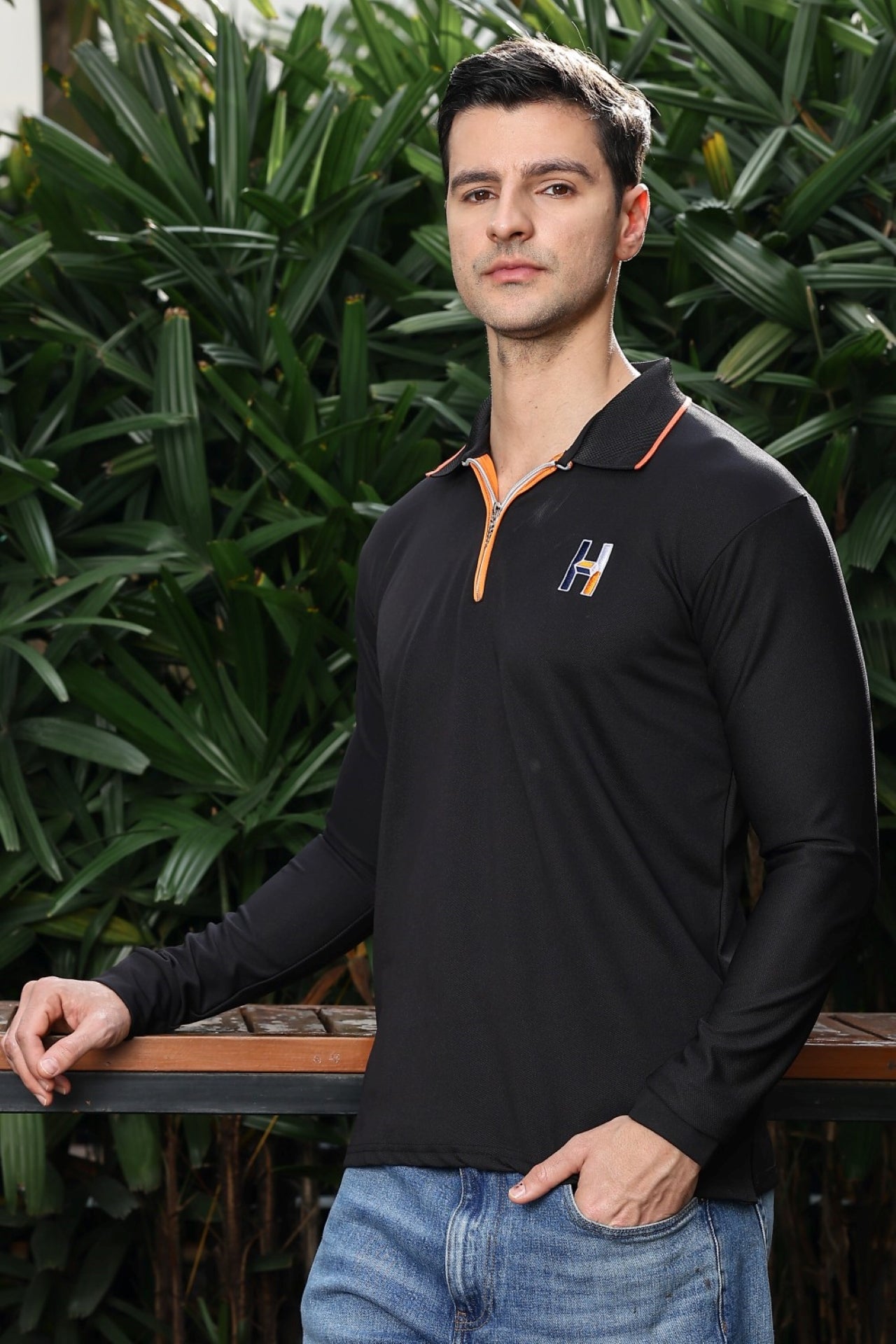 Dove Zipper Polo T
