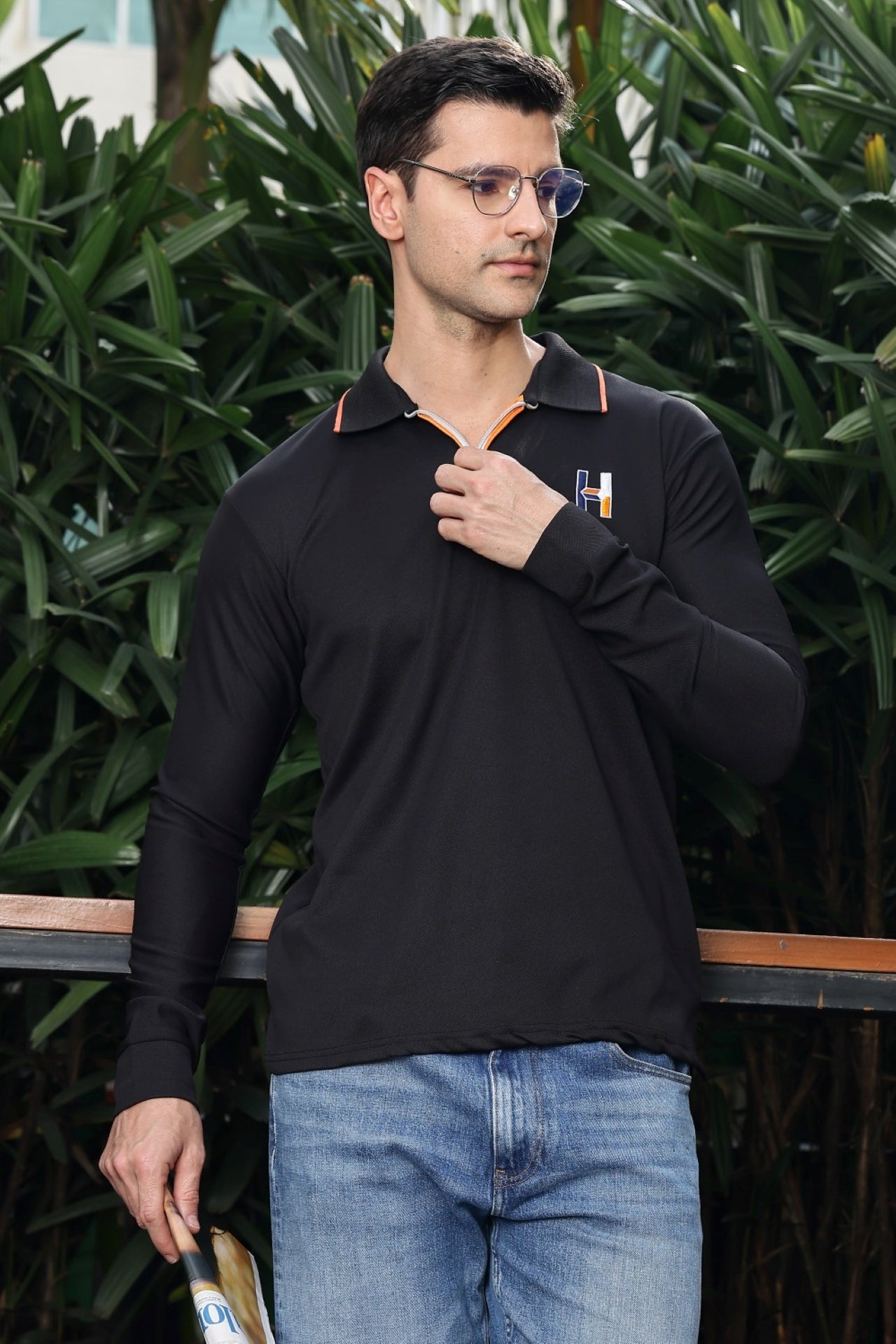 Dove Zipper Polo T