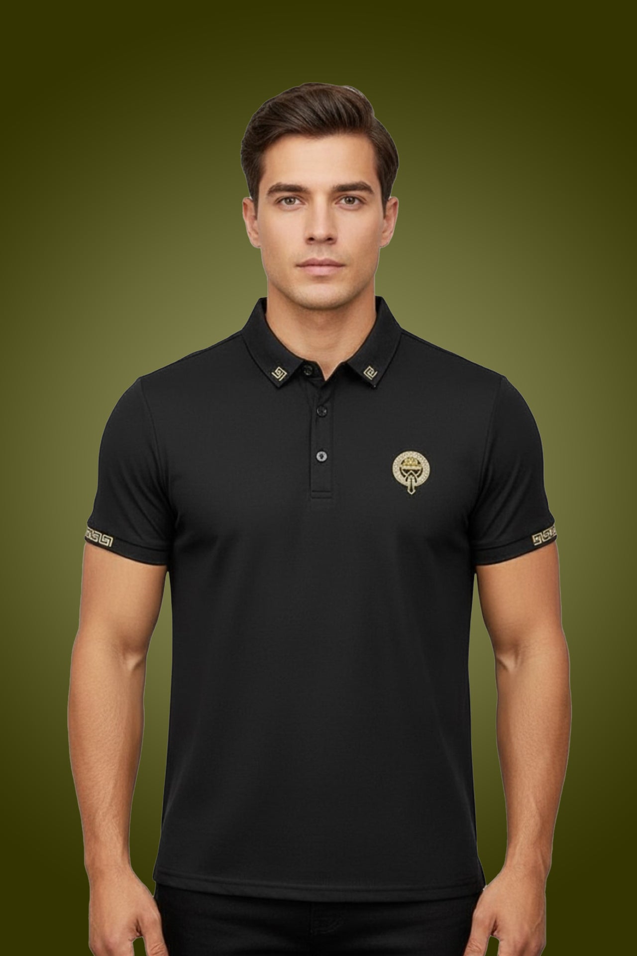 Pearl Embroidered Polo T