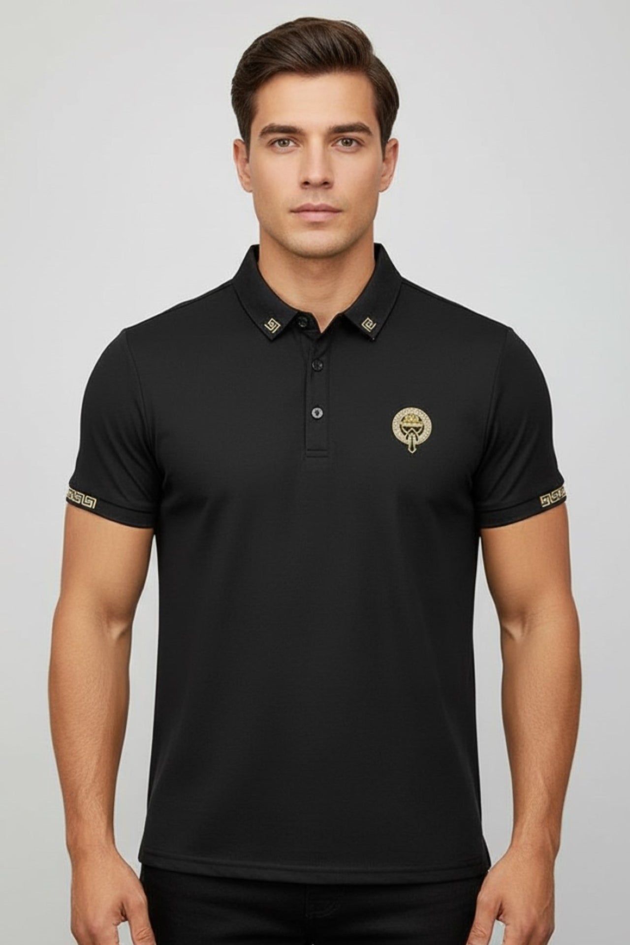 Pearl Embroidered Polo T