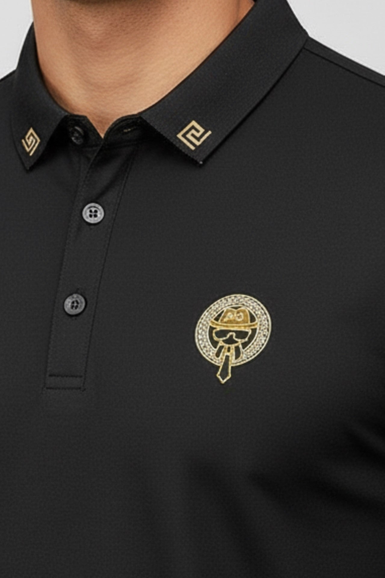 Pearl Embroidered Polo T