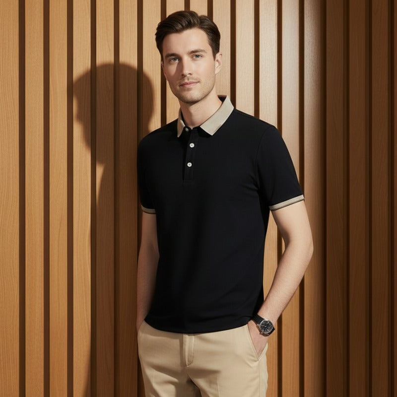 O'LYN EURO HALF SLEEVE POLO COTTON MEN TSHIRT