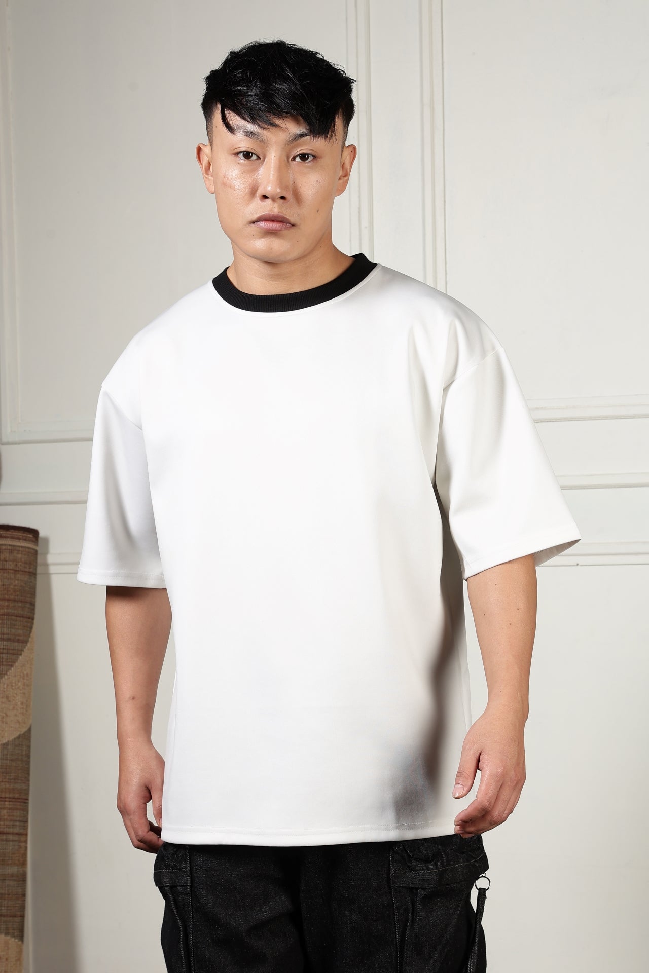 Pluto Neck Rib T-shirt