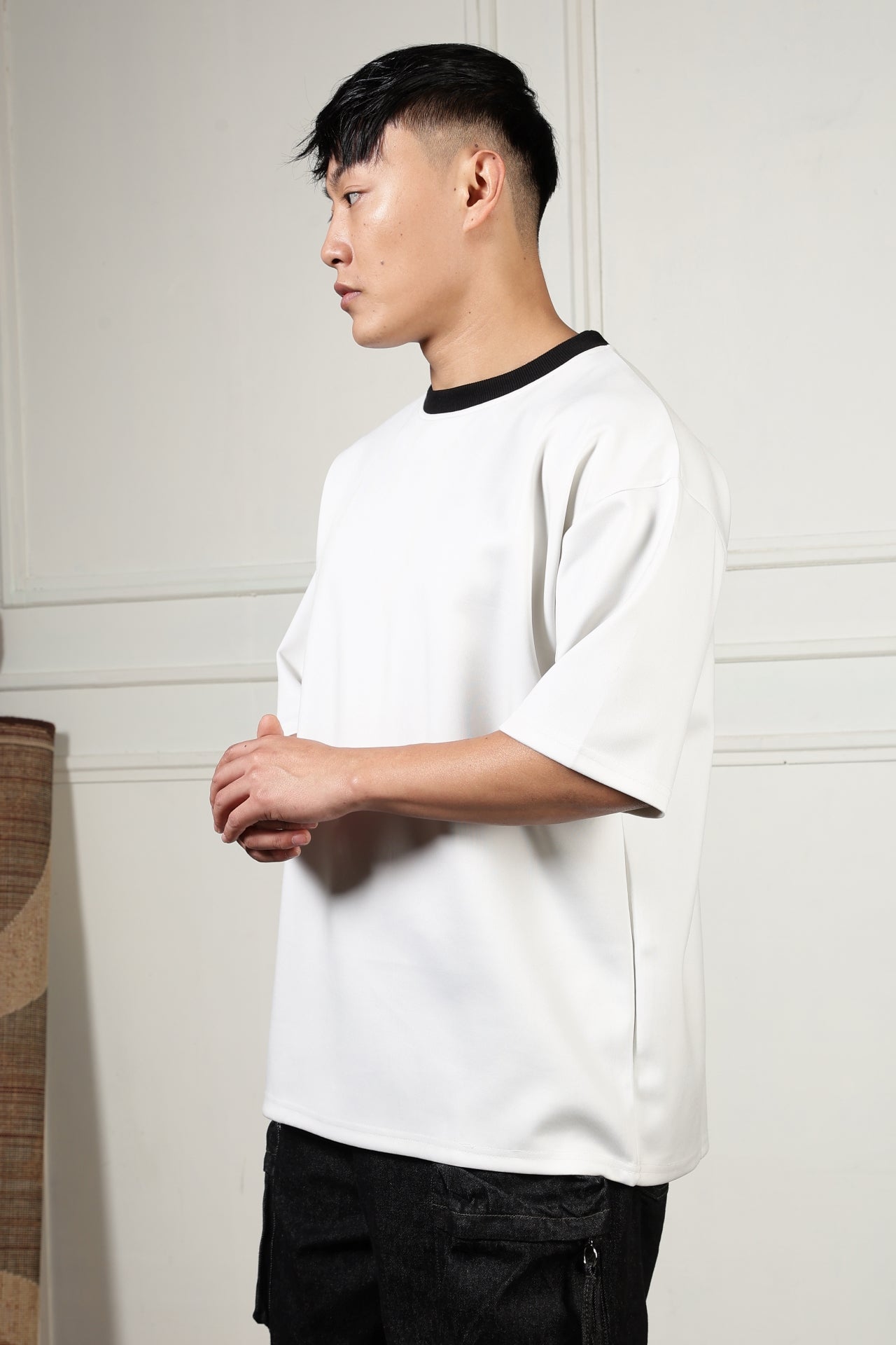 Pluto Neck Rib T-shirt
