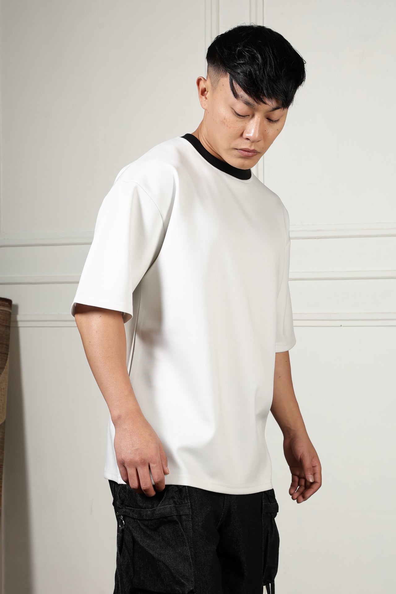 Pluto Neck Rib T-shirt