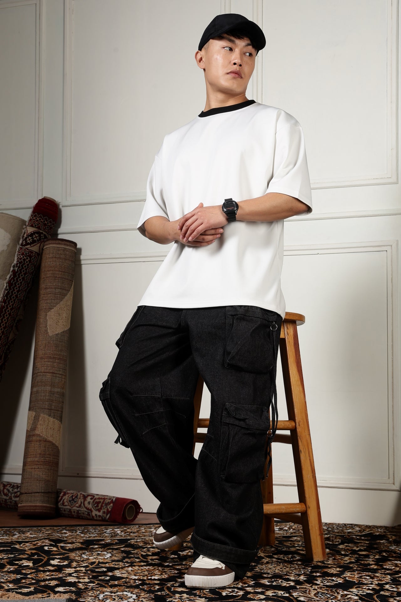 Pluto Neck Rib T-shirt