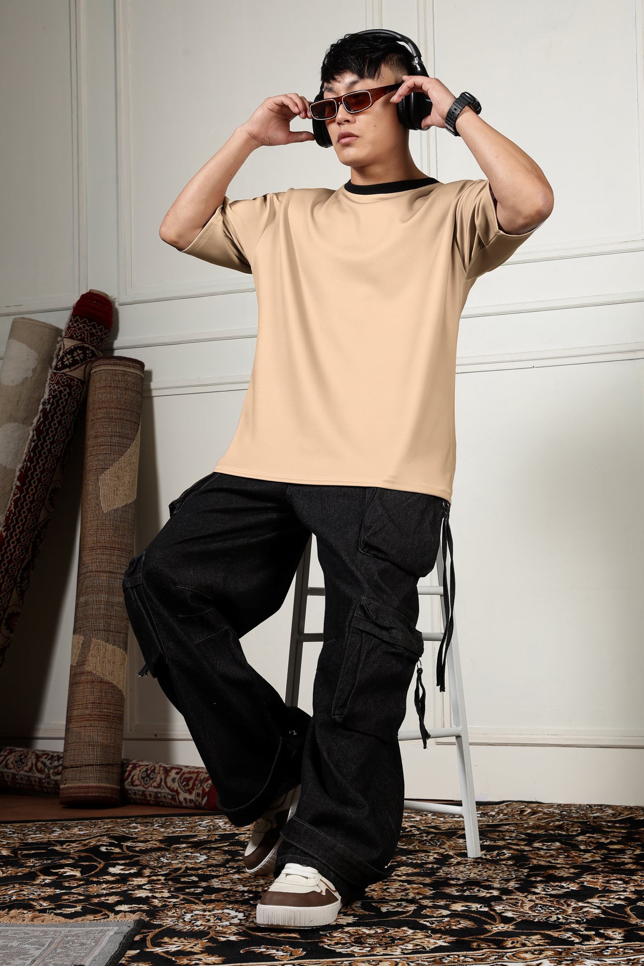 Pluto Neck Rib T-shirt