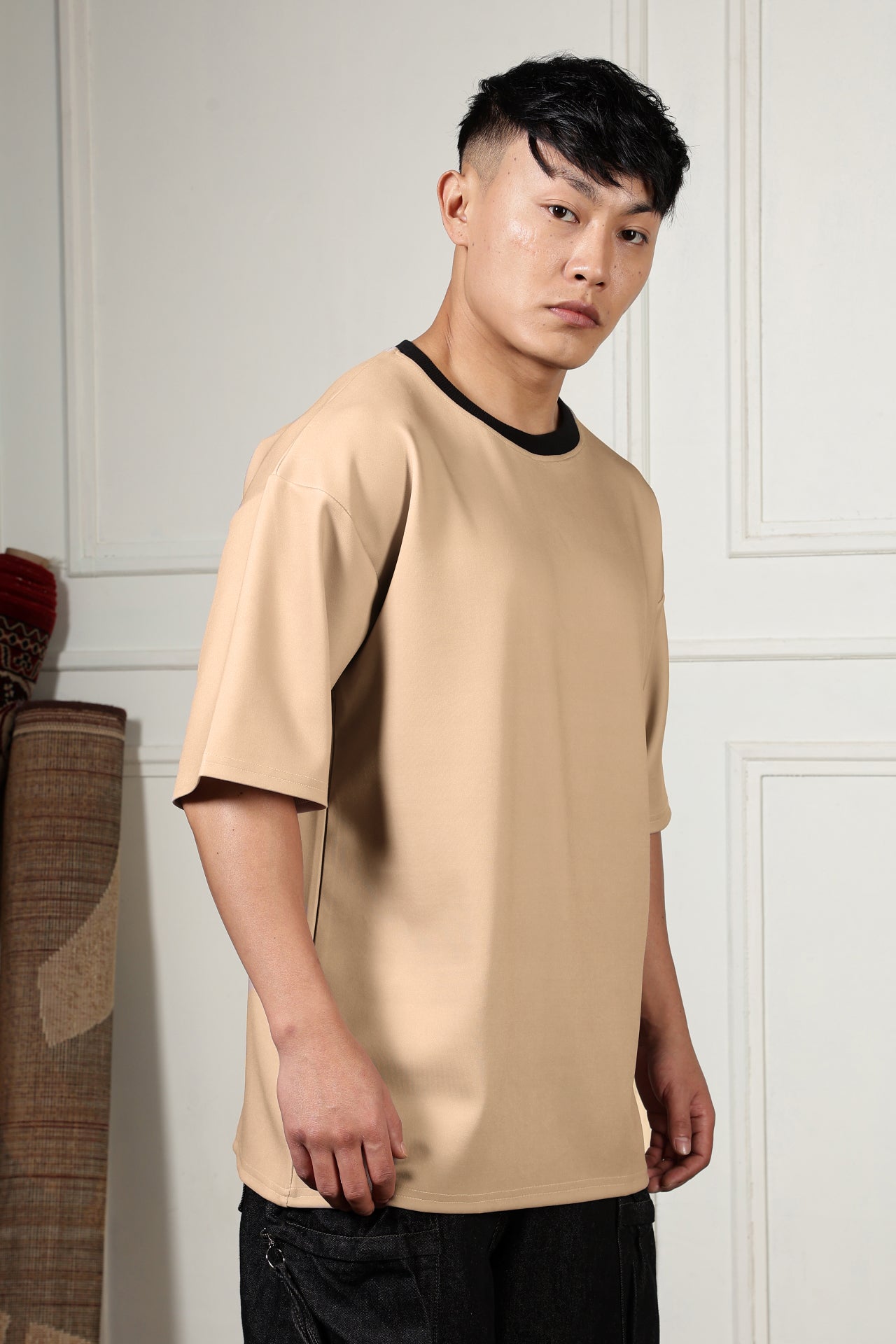 Pluto Neck Rib T-shirt