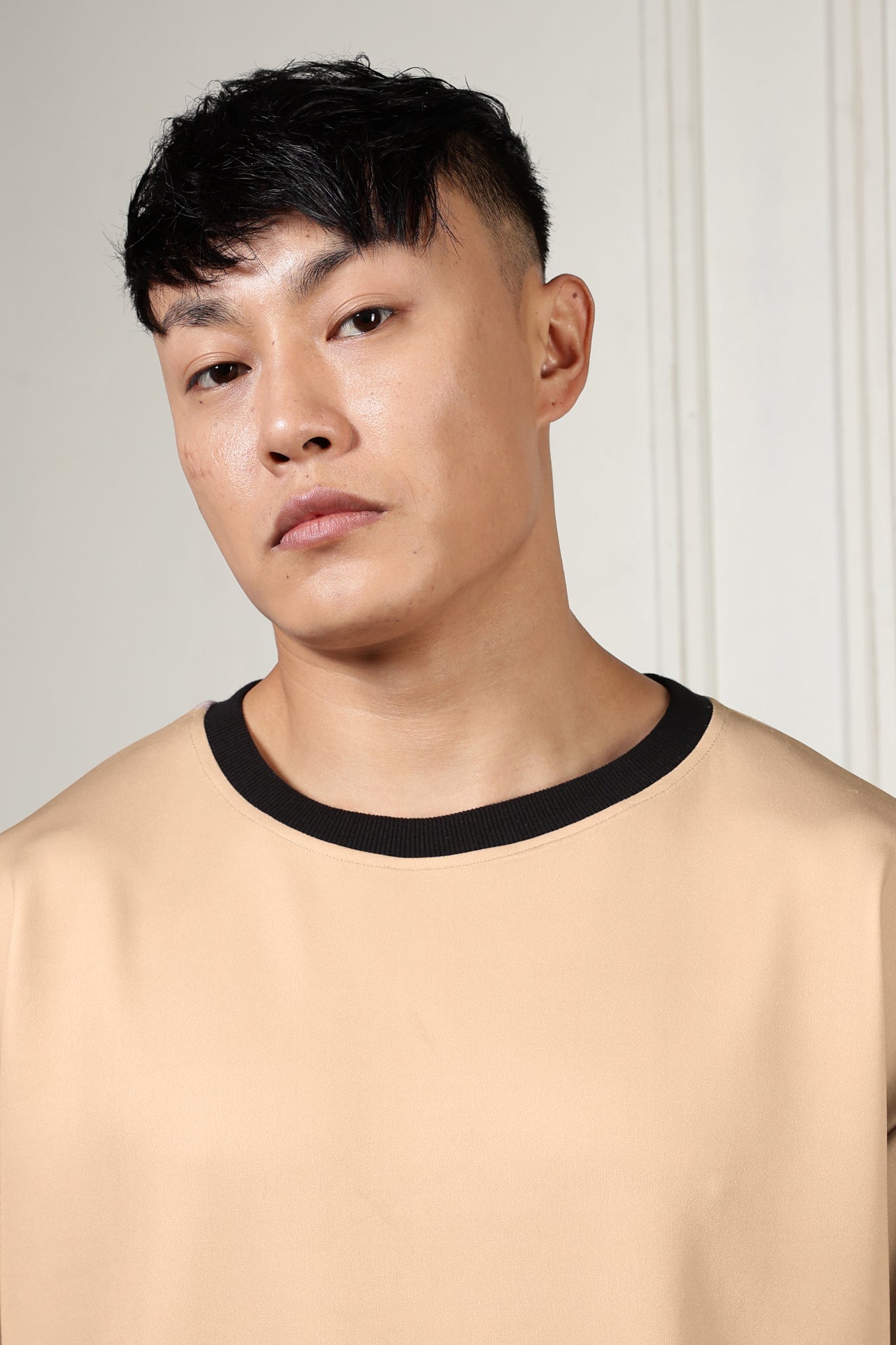Pluto Neck Rib T-shirt